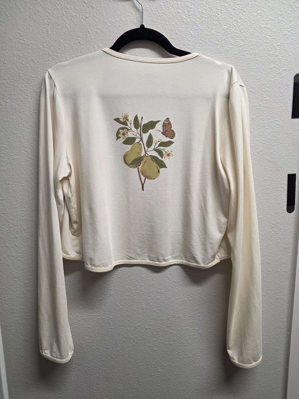 Long-Sleeve Pear Shrug